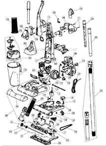 Part Location Diagram of RO-JC0140 Dirt Devil Switch Pedal